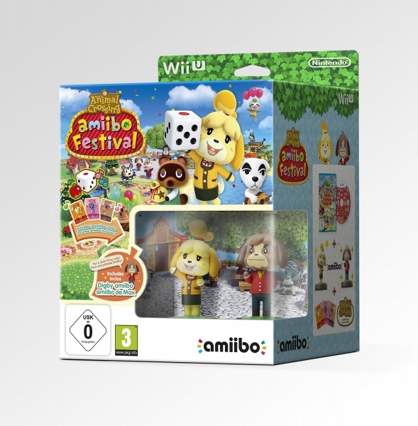 WIIU ANIMAL CROSSING AMIIBO FESTIVAL + 2 AMIIBO